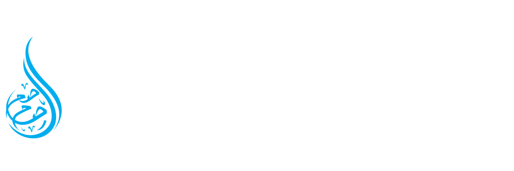 Blue Mark White Sideways Logo